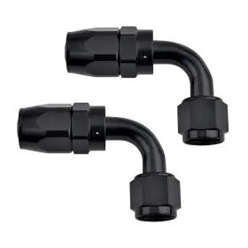 Ev00508d90 Evil Energy 90 Degree Swivel Hose End Fitting For Cpe Braided - 2 Pack