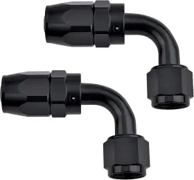Ev00509d90 Evil Energy 6an Hose End Fitting 90 Degree Swivel For Black-90