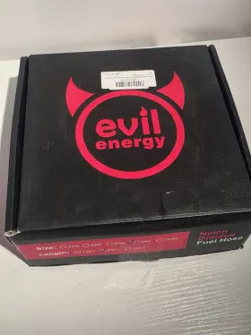 Ev01310an10 Evil Energy 10an 20ft Nylon Braided Fuel Hose Kit With Fittings Black New Ev01310an10 Evil Energy 10an 20ft Nylon Braided Fuel Hose Kit With Fittings Black New