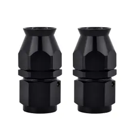 Ev01718d0bb Evil Energy 4an Ptfe Hose End Fitting 2 Pack Straight Black Only Automotive