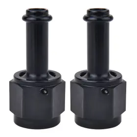 Ev01757s2bk-2 Evil Energy 6an Female To 5/16 Inch Barb Hose Fitting Straight