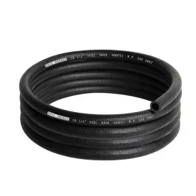 Ev01819bk Evil Energy 1/4 Fuel Hose Line Push Lock Nbr Rubber Sae 30r7 10ft 300psi