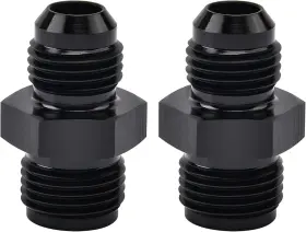 Ev01870s2bk-2 Evil Energy 6an Male To 5/8 X 18 Inverted An6 2pcs