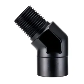 Ev10188s4bk Evil Energy 1/2 Inch Npt Female To Male Fitting Adapter 45 Degree Elbow Aluminum Black