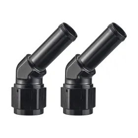 Ev21-00036bk-037-l Evil Energy 10an Female To 5/8 Inch Barb Hose Fitting 45 Black Ev21-00036bk-037-l Evil Energy 10an Female To 5/8 Inch Barb Hose Fitting 45 Black