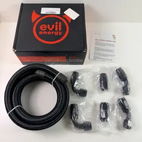 Fba-kt00400bb Evil Energy 10an Fuel Line Kit An10 Braided Nylon Hose Cpe 10ft Fba-kt00400bb Evil Energy 10an Fuel Line Kit An10 Braided Nylon Hose Cpe 10ft
