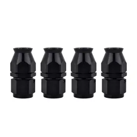 Usau-1050-98 Evil Energy Ptfe Hose End Fitting Straight Black 8an 4pcs For Performance Applications