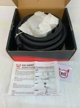 Evil Energy X002ea3lvf 10 An 20ft Nylon Braided Fuel Line Kit New Open Box S8733