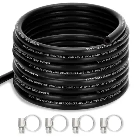 A1-15 Fancat 732133580585 Marine Fuel Line Hose 3/8 25 Ft Sae J1527 Type Rubber Black Boats