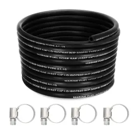 J1527 Fancat 732133580769 25 Ft Marine Fuel Line Hose 1/4 Inch Sae Type A115 For Boats And Engines