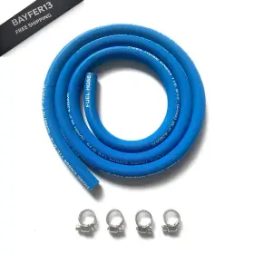 Line-6an-blue Fcnflzf Fuel Line Hose 5an 5/16 Inch High Pressure 2.8mpa 400psi 5ft In Blue