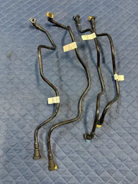9b275 Ford 2017 2018 2019 F450 6.7 Diesel Fuel Lines Hose Tubes 4pc 34 Gallon Oem
