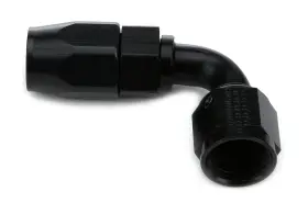 109008-bl Fragola - Hose Fitting #8 90 Deg Black