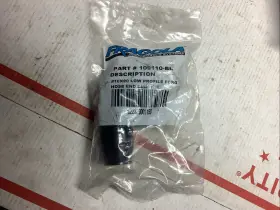 109110-bl Fragola 10 An X 90 Low Profile Forged Hose End Black Nos