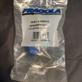 209010 Fragola -10an Blue Push Lock 90 Degree Bend Race Hose Ends