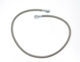 360048 Fragola 48 Inch Brake Hose -4 An Braided Stainless Steel Ptfe Line Nuts