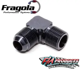 482212-bl Fragola -12 An Male - 3/4 Inch Npt Aluminum 90-degree Adapter Fitting
