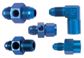 495008-bl Fragola Black Gauge Adapter Fitting 10 Male/female