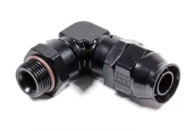 689709-bl Fragola - Hose Fitting #10 90 Deg To #8 Orb Ptfe Black