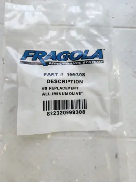 999308 Fragola -8 An Replacement Olive Compression Ferrule For Ptfe Hose Ends 999308 Fragola -8 An Replacement Olive Compression Ferrule For Ptfe Hose Ends