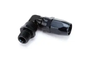 199008-bl Fragola Performance Systems -8an X 90 Degree Hose End 3/8 Npt - Black