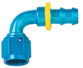 209004 Fragola Performance Systems -4an Push-lite End 90 Degree