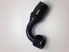 231211-bl Fragola Performance Systems #10 Nut X #12 Hose Pro-flow End 120 Degree Black