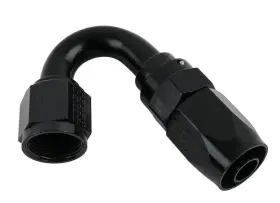 231508-bl Fragola Performance Systems Hose End Reusable 150 Deg -8 An To Female Black Ea