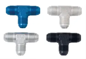480403-bl Fragola Performance Systems Fitting Adapter Bulkhead Tee -3 An Male Aluminum Black Each