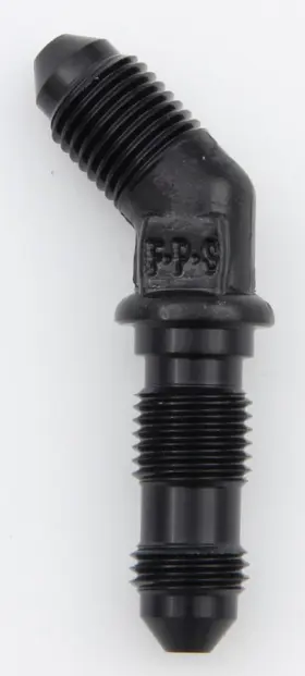 483703-bl Fragola Performance Systems -3an X 45 Degree Bulkhead - Black