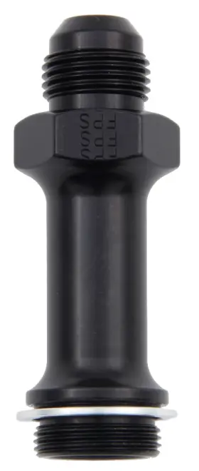 491976-bl Fragola Performance Systems -8an X 7/8-20 Carb Adapter Long 3in - Black