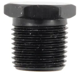 493303-bl Fragola Performance Systems 3/8 Male Hex Pipe Plug - Black