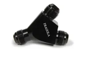 900612-bl Fragola Performance Systems Y-fitting -12an Male All Black