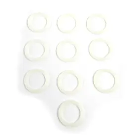 999132 Fragola Performance Systems Sealing Washers -12 An Nylon White Set Of 10