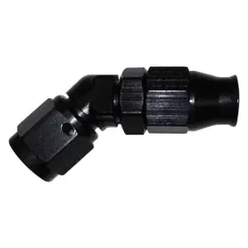 Tlx-fra684508-bl-cl360a70 Fragola Real Street Hose End -8an X 45 Degree Black
