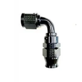 Tlx-fra689904-bl-cl360a70 Fragola Hose End -4an Real Street X 90 Degree Forged Black For Ptfe