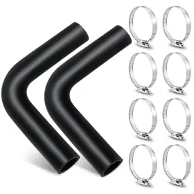 Men-frienda-1800 Frienda 2 Pcs Gasoline Fuel Filler Neck Hose With 8 Clamp Set 1 1/2 Inch