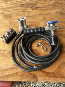 Fm-cd7700385 Fuelmaker Cng Fueling Hose 3-way Valve Nozzle And Dual Adapter