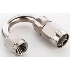 1136-18006e Goodridge -6 An 180 Degree E/nickel Swivel Hose End #6an Speed Tech