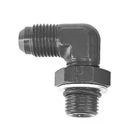 An921-12dblk Goodridge -12 An To Port Fitting 90 Degree Black