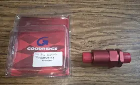 Sum-g1517-8 Goodridge Full Flow 60 Micron Red Anodized Fuel Filter