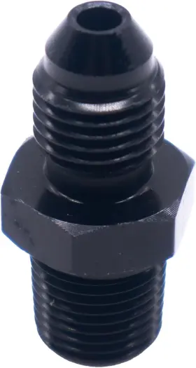 Hsnpt-an3-1-8 Hisport 3an To 1/8 Npt Male Hose Fitting Adapter /1/8 Black
