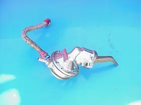 12-289-13 Holley Chrome 130 Gph Mechanical Fuel Pump Small Block Ford