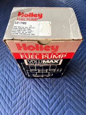 12-705-1 Holley 12-705 New Electric Fuel Pump Billet Aluminum Volumax Race 160 Gph #12-705-1