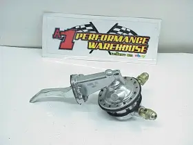 1236011 Holley Chrome Mechanical Fuel Pump Ford #1236011