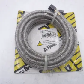 15295bnos Holley 14ft Long Braided Ss Hose With 14an Black Ends Nitrous Oxide