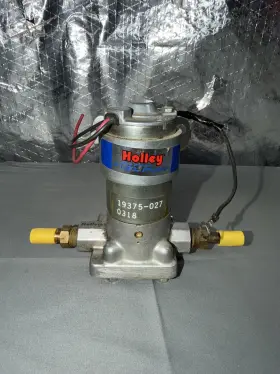 R80616aa Holley Electric Fuel Pump 12 Volt Dc Inline Universal Silver Part