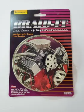 23002 Hosecomatic Braid-it Engine Hose Sleeving Silver Metalized Mylar Sm #23002 Nos 23002 Hosecomatic Braid-it Engine Hose Sleeving Silver Metalized Mylar Sm #23002 Nos