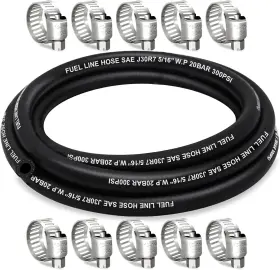 J30r7 Housun 614158509386 Fuel Line 5/16 Inch Id Hose 10ft 300psi High-pressure