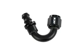 150-1512 Hps Performance 150 Degree Push-on Hose End To An Female Aluminum Black -12 Size